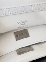 Balenciaga Rodeo Handbag crocodile skin 795457 white&Silver - Image 3