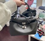 alenciaga Rodeo Mini Handbag in black smooth calfskin 9027 aged-silver hardware - Image 2