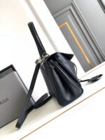 alenciaga Rodeo Mini Handbag in black smooth calfskin 9027 aged-silver hardware - Image 3