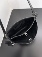 Balenciaga Rodeo Mini Handbag smooth calfskin 795455 black&Silver - Image 4