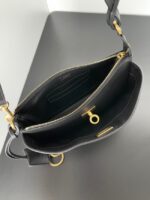 Balenciaga Rodeo Mini Handbag smooth calfskin 795455 black&gold - Image 3