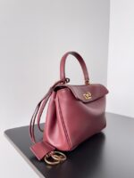 Balenciaga Rodeo Mini Handbag smooth calfskin 795456 Burgundy - Image 3