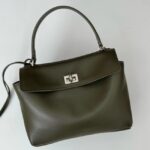 Balenciaga Rodeo Mini Handbag smooth calfskin 795456 green - Image 6
