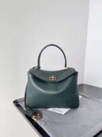 Balenciaga Rodeo Mini Handbag smooth calfskin 795456 lake green