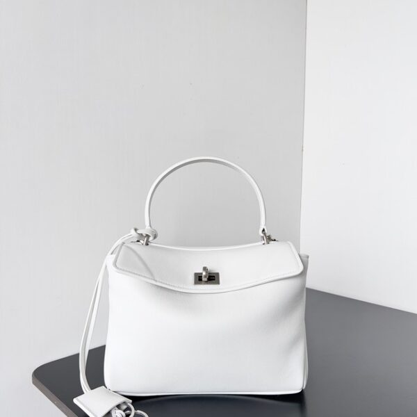 Balenciaga Rodeo Handbag smooth calfskin 795457 white