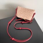 Bottega Veneta Intrecciato Concert Pouch 794258 Seashell&red - Image 5