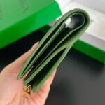 Bottega Veneta Intrecciato Small Bi-Fold Wallet 742330 dark green - Image 3