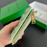 Bottega Veneta Intrecciato Small Bi-Fold Wallet 742330 green - Image 2