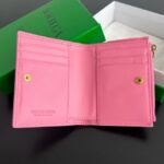 Bottega Veneta Intrecciato Small Bi-Fold Wallet 742330 rose - Image 3