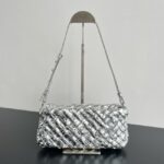 Bottega Veneta Kalimero Cha-Cha 785780 Silver - Image 5