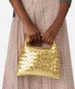 Bottega Veneta Mini Hop 777586 Gold - Image 2