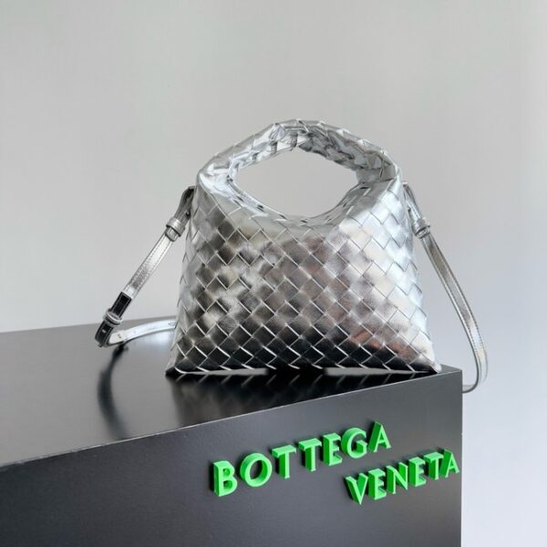 Bottega Veneta Mini Hop 777586 Silver