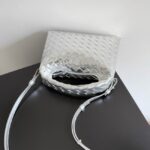 Bottega Veneta Mini Hop 777586 Silver - Image 4