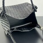 Bottega Veneta Parachute 826212 black&Vintage silver finish - Image 3