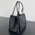 Bottega Veneta Parachute 826212 black&Vintage silver finish - Image 4