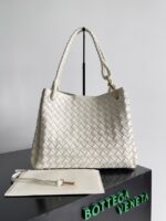 Bottega Veneta Parachute 826212 Sea salt&Brass finish