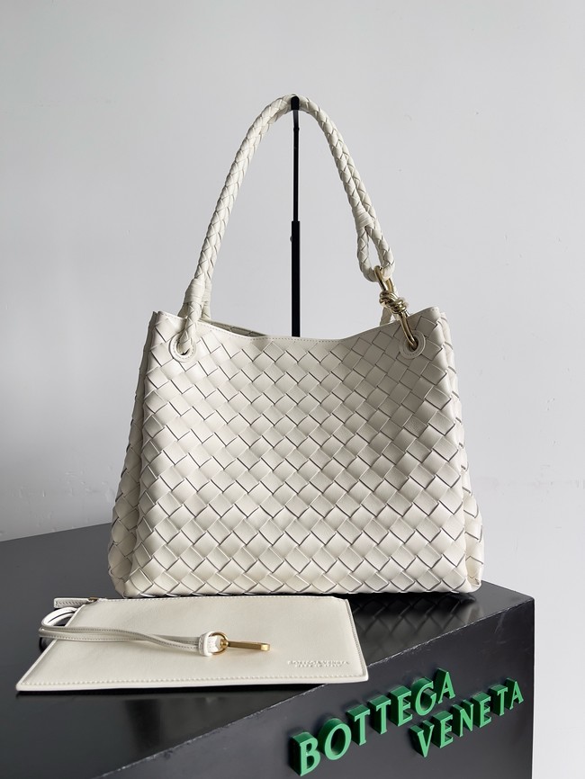 Bottega-Veneta-Parachute-826212-Sea-saltBrass-finish-0206 Bottega Veneta Parachute 826212 Sea salt&Brass finish - Image 1