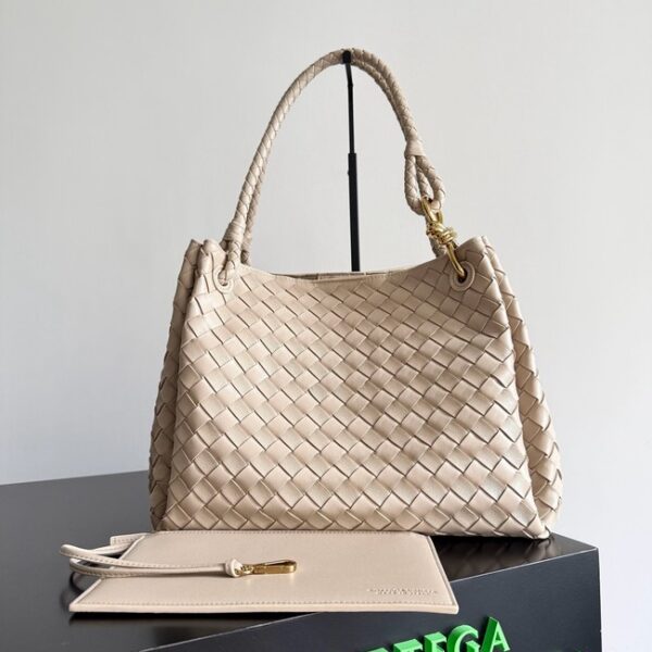 Bottega Veneta Parachute 826212 Tufo&Brass finish