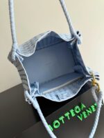 Bottega Veneta Parachute 826212 light blue&Brass finish - Image 5