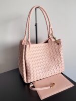 Bottega Veneta Parachute 826212 pink& Brass finish - Image 4