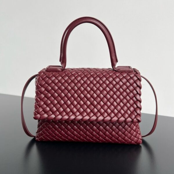 Bottega Veneta Patti Shoulder Bag 776783 Cherry