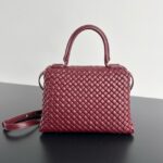 Bottega Veneta Patti Shoulder Bag 776783 Cherry - Image 3
