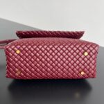Bottega Veneta Patti Shoulder Bag 776783 Cherry - Image 4