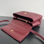 Bottega Veneta Patti Shoulder Bag 776783 Cherry - Image 6