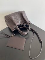 Bottega Veneta Small Pinacoteca 819004 dark brown - Image 5