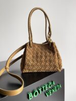 Bottega Veneta Suede Small Parachute 796569 brown