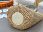 CHLOE Woven Raffia Slit Mini Tote Bag 11265 white - Image 4