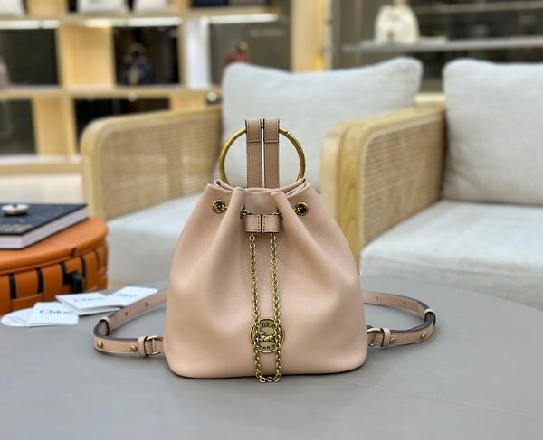 CHLOE leather shoulder bag 9965 pink