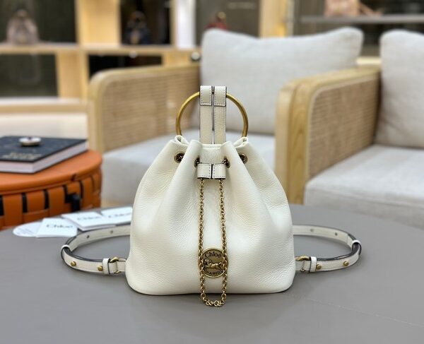 CHLOE leather shoulder bag 9965 white