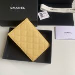 Chanel Calfskin Leather & Gold-Tone Metal Wallet B80385 yellow - Image 2