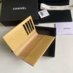 Chanel Calfskin Leather & Gold-Tone Metal Wallet B80385 yellow - Image 4