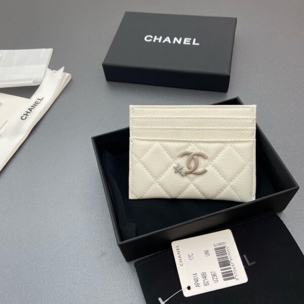 Chanel Classic Card Holder AP4814 Cream