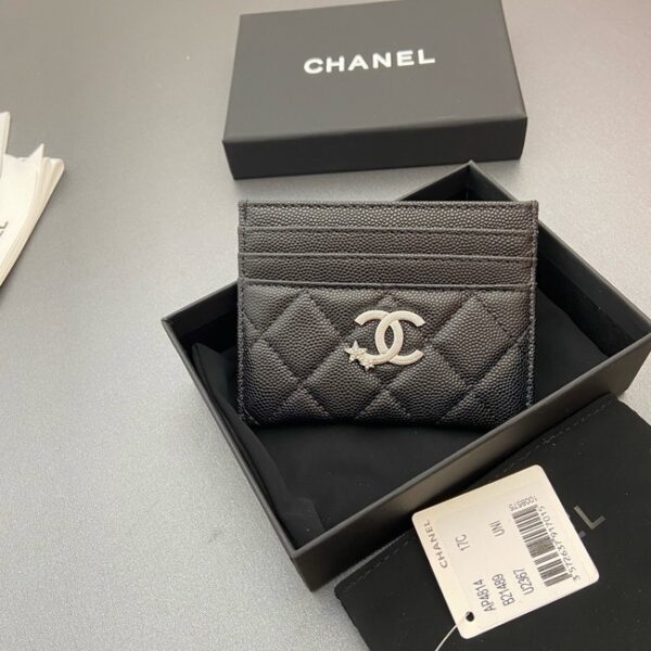 Chanel Classic Card Holder AP4814 black