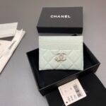 Chanel Classic Card Holder AP4814 light blue