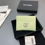 Chanel Classic Card Holder AP4814 light green