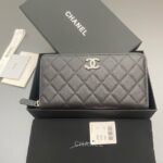 Chanel Classic Zipped Wallet 3726 black