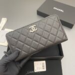 Chanel Classic Zipped Wallet 3726 black - Image 4