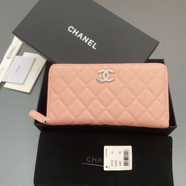 Chanel Classic Zipped Wallet 3726 pink