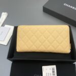 Chanel Classic Zipped Wallet 3726 yellow - Image 3