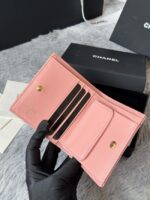 Chanel Leather Wallet A84058 pink - Image 3