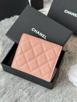Chanel Leather Wallet A84058 pink - Image 4