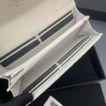 Chanel Long Flap Wallet AP3724 Cream - Image 3