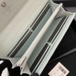 Chanel Long Flap Wallet AP3724 light blue - Image 3