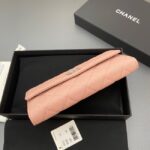 Chanel Long Flap Wallet AP3724 pink - Image 4