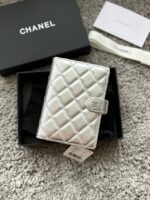 Chanel Passport Holder 96066 Silver