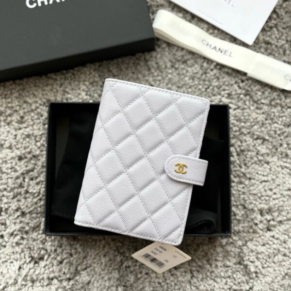 Chanel Passport Holder 96066 Silver